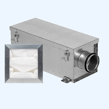 FBCr-P 100 и фильтр карманный (материал) FCP 100 (G4-EU4) Комплект фильтр-бокс карманный